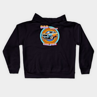 Dad Muscle Car Vibe Kids Hoodie